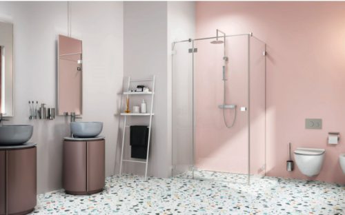 Zuhanykabin, Radaway Essenza Pro KDJ szögletes zuhanykabin 110x75 átlátszó balos