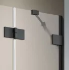 Zuhanykabin, Radaway Essenza Pro Black KDJ szögletes fekete zuhanykabin 90x75 átlátszó jobbos