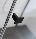Zuhanykabin, Radaway Essenza Pro Black KDJ szögletes fekete zuhanykabin 100x70 átlátszó balos