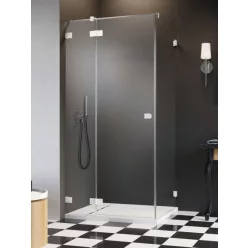   Zuhanykabin, Radaway Essenza Pro White KDJ szögletes fehér zuhanykabin 100x120 átlátszó jobbos
