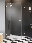 Zuhanykabin, Radaway Essenza Pro White KDJ szögletes fehér zuhanykabin 120x75 átlátszó balos