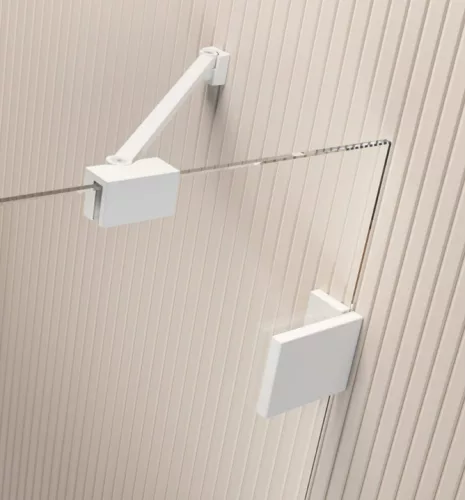 Zuhanykabin, Radaway Essenza Pro White KDJ szögletes fehér zuhanykabin 120x75 átlátszó jobbos