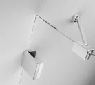 Zuhanykabin, Radaway Essenza Pro KDD szögletes zuhanykabin 100x80 átlátszó
