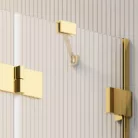 Zuhanykabin, Radaway Essenza Pro Gold KDD szögletes arany zuhanykabin 80x90 átlátszó