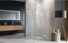 Zuhanykabin, Radaway Essenza Pro White KDD szögletes fehér zuhanykabin 90x80 átlátszó