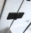 Zuhanykabin, Radaway Essenza Black KDJ szögletes fekete zuhanykabin 110x100 átlátszó jobbos