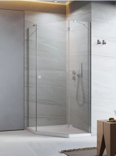 Zuhanykabin, Radaway Essenza PTJ szögletes zuhanykabin 80x90 átlátszó jobbos