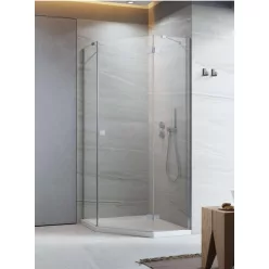   Zuhanykabin, Radaway Essenza PTJ szögletes zuhanykabin 80x100 átlátszó jobbos