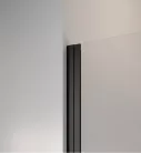 Zuhanykabin, Radaway Nes Black KDD I Frame szögletes fekete zuhanykabin 100x100 átlátszó