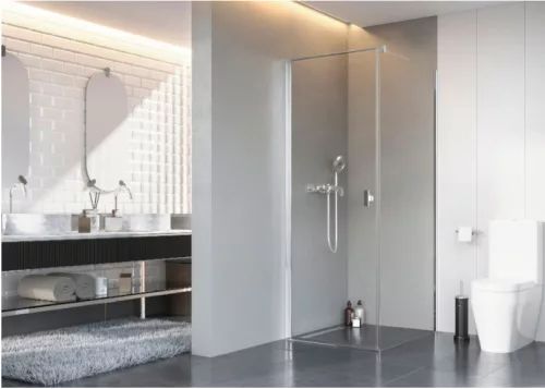 Zuhanykabin, Radaway Nes KDJ I szögletes zuhanykabin 90x75 átlátszó jobbos