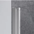 Zuhanykabin, Radaway Nes KDS II szögletes zuhanykabin 110x75 átlátszó balos