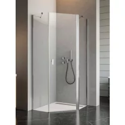   Zuhanykabin, Radaway Nes PTJ 100×80J átlátszó, jobbos, ajtó a hosszabb oldalon