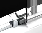 Zuhanykabin, Radaway Idea KDJ+S szögletes zuhanykabin 120x100 átlátszó jobbos