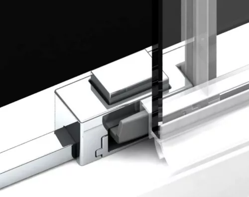 Zuhanykabin, Radaway Idea KDJ+S szögletes zuhanykabin 150x80 átlátszó jobbos