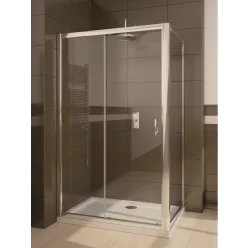   Zuhanykabin, Radaway Premium Plus DWJ+S szögletes zuhanykabin 95x100 átlátszó