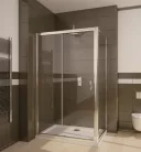 Zuhanykabin, Radaway Premium Plus DWJ+S szögletes zuhanykabin 115x80 átlátszó