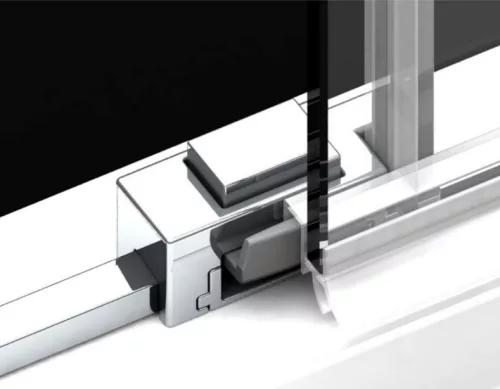 Zuhanykabin, Radaway Idea KDS szögletes zuhanykabin 130x80 átlátszó jobbos