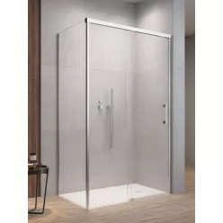   Zuhanykabin, Radaway Idea KDS szögletes zuhanykabin 150x100 átlátszó balos
