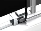 Zuhanykabin, Radaway Idea KDS szögletes zuhanykabin 160x80 átlátszó balos