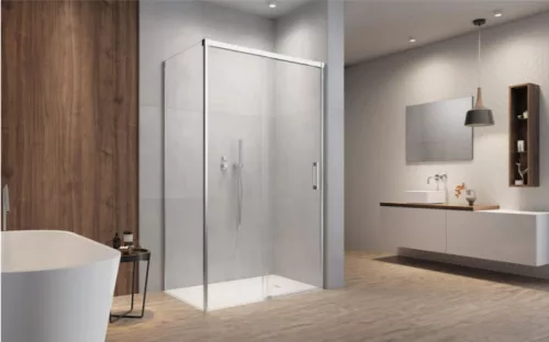 Zuhanykabin, Radaway Idea KDS szögletes zuhanykabin 160x80 átlátszó balos