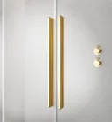 Zuhanykabin, Radaway Furo Gold KDD szögletes arany zuhanykabin 90x120 átlátszó