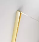 Zuhanykabin, Radaway Furo Gold KDD szögletes arany zuhanykabin 100x110 átlátszó