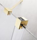 Zuhanykabin, Radaway Furo Gold KDD szögletes arany zuhanykabin 120x80 átlátszó