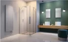 Zuhanykabin, Radaway Furo KDD szögletes zuhanykabin 90x110 átlátszó