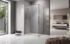 Zuhanykabin, Radaway Furo KDJ szögletes zuhanykabin 150x75 átlátszó jobbos