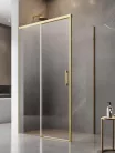 Zuhanykabin, Radaway Idea Gold KDJ szögletes arany zuhanykabin 160x75 átlátszó balos