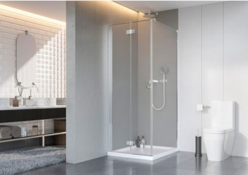 Zuhanykabin, Radaway Nes KDJ-B szögletes zuhanykabin 80x90 átlátszó jobbos