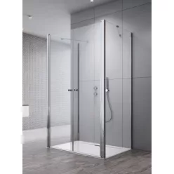   Zuhanykabin, Radaway Eos DWD+2S II szögletes zuhanykabin 90x75 átlátszó