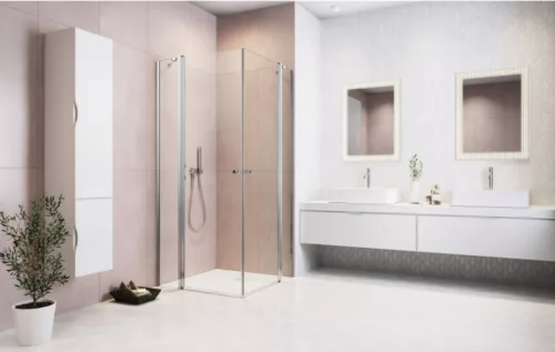 Zuhanykabin, Radaway Eos KDD II szögletes zuhanykabin 80x90 átlátszó