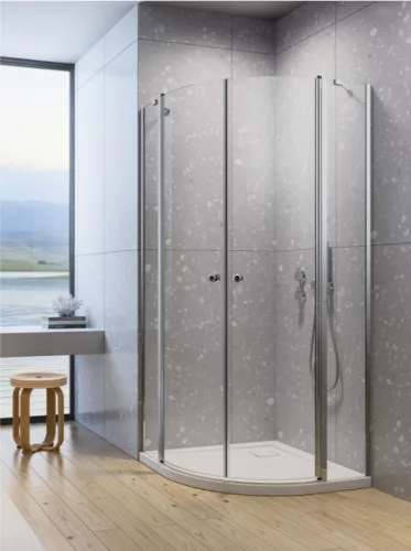 Zuhanykabin, Radaway Eos PDD II íves zuhanykabin 80x90 átlátszó