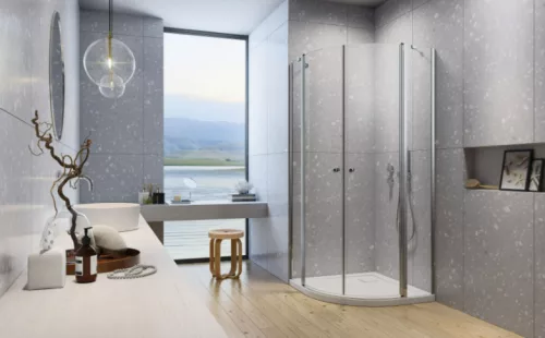 Zuhanykabin, Radaway Eos PDD II íves zuhanykabin 80x90 átlátszó