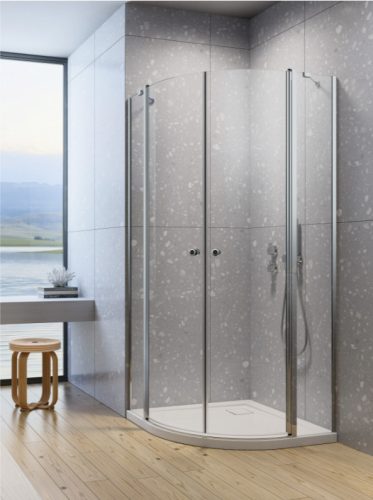 Zuhanykabin, Radaway Eos PDD II íves zuhanykabin 80x100 átlátszó