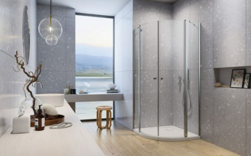 Zuhanykabin, Radaway Eos PDD II íves zuhanykabin 80x100 átlátszó