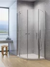 Zuhanykabin, Radaway Eos PDD II íves zuhanykabin 100x80 átlátszó