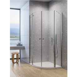   Zuhanykabin, Radaway Eos PDD II íves zuhanykabin 100x90 átlátszó