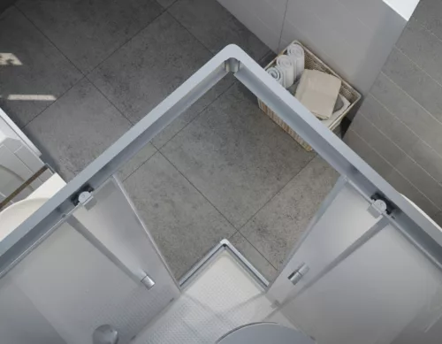 Zuhanykabin, Radaway Projecta C szögletes zuhanykabin 80x80 átlátszó