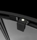 Zuhanykabin, Radaway Premium Pro Black PDD íves fekete zuhanykabin 100Bx80J