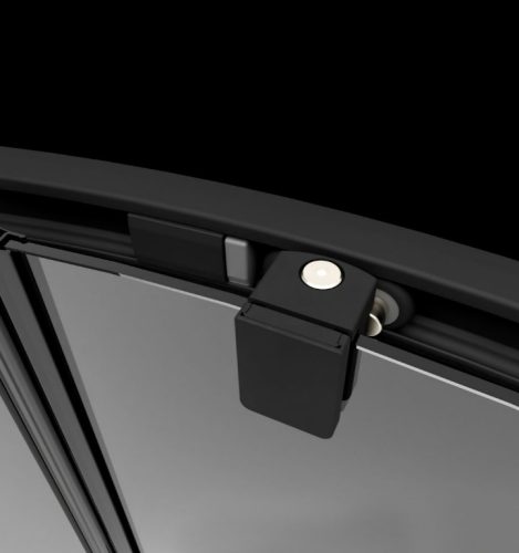 Zuhanykabin, Radaway Premium Pro Black PDD íves fekete zuhanykabin 100Bx90J