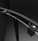 Zuhanykabin, Radaway Premium Pro Black PDD íves fekete zuhanykabin 100Bx90J