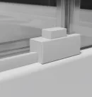 Zuhanykabin, Radaway Idea White KDD szögletes fehér zuhanykabin 80x80 átlátszó