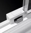 Zuhanykabin, Radaway Idea White KDD szögletes fehér zuhanykabin 90x100 átlátszó