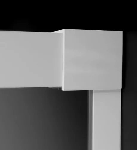 Zuhanykabin, Radaway Idea White KDD szögletes fehér zuhanykabin 100x120 átlátszó