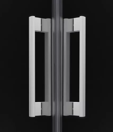 Zuhanykabin, Radaway Idea White KDD szögletes fehér zuhanykabin 110x110 átlátszó