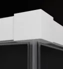 Zuhanykabin, Radaway Idea White KDJ szögletes fehér zuhanykabin 100x90 átlátszó jobbos