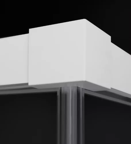 Zuhanykabin, Radaway Idea White KDJ szögletes fehér zuhanykabin 120x90 átlátszó balos