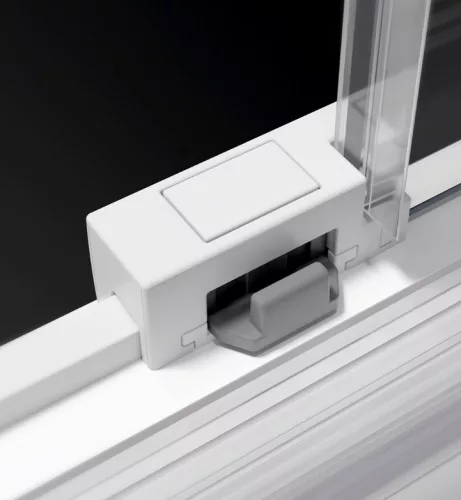 Zuhanykabin, Radaway Idea White KDJ szögletes fehér zuhanykabin 130x80 átlátszó jobbos